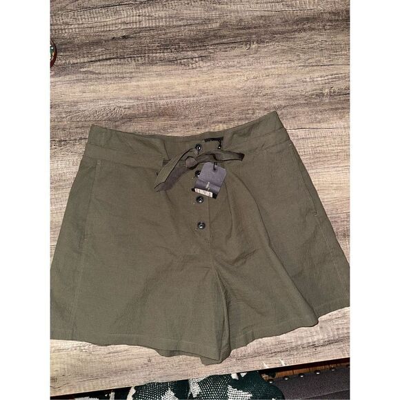 NWT rag and bone camille shorts Olive Army Fatigue Green Size 12 $250 - Picture 1 of 5